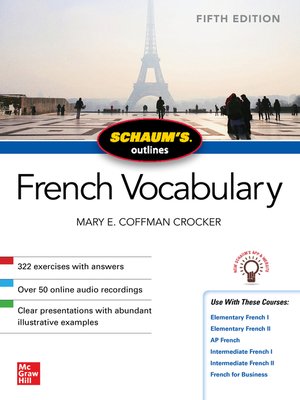 cover image of Schaum's Outline of French Vocabulary